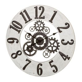 Horloge Murale Multicouleur Métal Bois MDF 68 x 3,5 x 68 cm