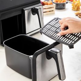 Friteuse à Air InnovaGoods Fryinn Double 8000 Noir 3400 W 8 L Acier inoxydable