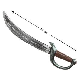 Épée de pirate courbe 52 cm avec des détails dorés pour costume, carnaval ou Halloween Precio: 11.4999996. SKU: B1JX52BHM4