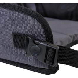 Tineo Plateau de Voyage Portable pour Enfant avec Compartiments et Support - Adapté aux Sièges Auto - Gris