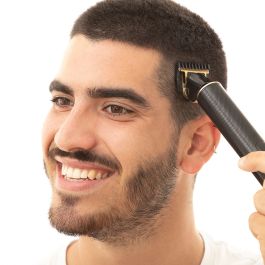 Pack Moule pour Rasage de Barbe Hipster Barber et Tondeuse à Cheveux Professionnelle Rechargeable avec Accessoires InnovaGoods