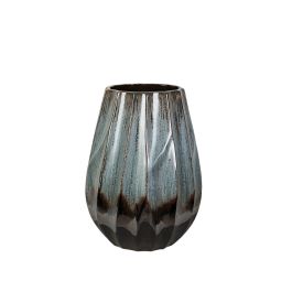 Vase Romimex Bleu Noir Bleu/Noir Céramique 23 x 28 x 23 cm Precio: 49.89. SKU: B1EBHV9LL7