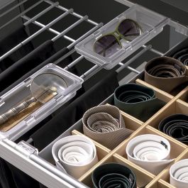 VIBO Kit de Bandejas Plástico Satinado H43 A98 F440-520 para Interior de Bastidor