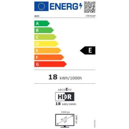 60,5cm/ 24" AOC 24E3QAF Full HD IPS 4ms HDMI VGA DP LS Black