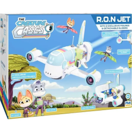 Bandai Coffret Enquetes Sauvages - Jet R.O.N. - Jeu d'aventure animalier inspiré de la série Creature Cases - Réf. PMCC9014