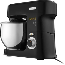 Sencor STM 3741BK - Robot pâtissier puissant 1000 W avec bol inox 4.5 L, 6 vitesses, fonction Pulse et 4 accessoires pour pétrir et fouetter