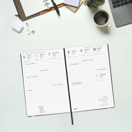 Agenda Finocam Noir A5 14 x 20,4 cm