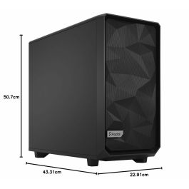 Fractal Design Boîtier PC Meshify 3 Solid E-ATX 3 Ventilateurs USB Type C 20 Gbps Noir