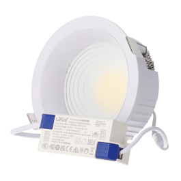 Lifud Downlight LED 20W 4 CCT (Tonalité Lumière Réglable) 140LM/W UGR17 avec Driver Lifud