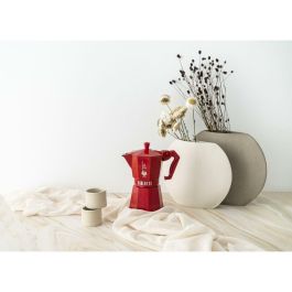 Cafetière Italienne Bialetti MOKA EXCLUSIVE Rouge Aluminium 6 Tasses