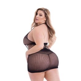 Robe Baci Lingerie Noir (Queen size)