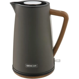 Sencor SWK 2727MB - Bouilloire électrique 1,7 litre en acier inoxydable 304, 2200 W avec arrêt automatique, ébullition à sec et base 360°