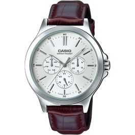 Montre Homme Casio MULTIFUNCTION SILVER, LEATHER (Ø 41,5 mm)