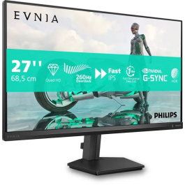 Philips 27M2N3500PF/00 - Écran PC Gamer 27" QHD 260Hz (240Hz natif) - Dalle Fast IPS 0,5ms - HDR10, Adaptive-Sync - DisplayPort, HDMI