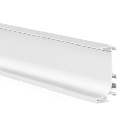 SC HERRAJES Profil Aluminium Gola-J2 4m Finitions Blanco, Negro, Plata Mate, Antracita (Set de 2)