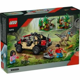 Lego Jeu de construction Jurassic World Velociraptor 76972 285 pièces 4x4