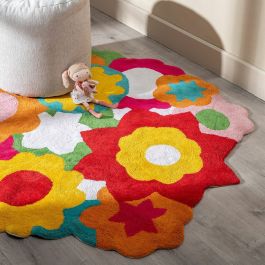 Tapis pour enfant 100 % coton 100 cm 100 x 100 x 1 cm