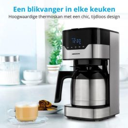 Cafetiere filtre programmable avec carafe - MEDION - MD 18458 - isotherme - 900W - 1,2 L