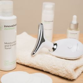 Appareil de Massage Facial Électrique Raffermissant pour Visage et Cou avec LED, EMS et Chaleur Selora InnovaGoods