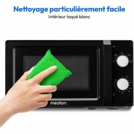 Medion Four micro-ondes MD 11475 - Blanc et noir