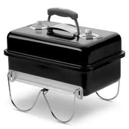 Weber - Barbecue charbon portatif Go-Anywhere Noir, acier émaillé, grille chromée, pour 4 personnes, garantie 10 ans Precio: 126.5000004. SKU: B1G8JDABVY