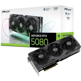 PNY Carte graphique GeForce RTX 5080 16 Go GDDR7 avec refroidissement Triple Fan, technologie DLSS 4 et architecture NVIDIA Blackwell Precio: 2106.99. SKU: B12YVEHCTH