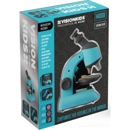 Microscope pour Enfants Vision Kids - dès 5 ans - avec Accessoires (Scalpel, Spatule, Support Téléphone) - Fonction Pivot 360° - Alimentation Piles AA - Bleu Precio: 65.4999996. SKU: B1D2752QSG