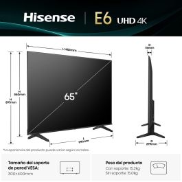 TV intelligente Hisense 65E63QT 4K Ultra HD 65" LED