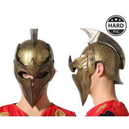 Casque romain doré avec crête pour gladiateur, centurion ou empereur - Costume historique et accessoire pour fête ou spectacle Precio: 14.4999996. SKU: B1DDYSFNTT