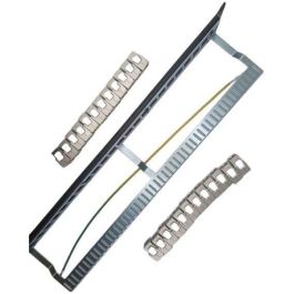 Panneau de brassage 24 ports + 24 noyaux keystone RJ45 Cat.6a - LINEAIRE - KIT5024AS - Courts - Blindés