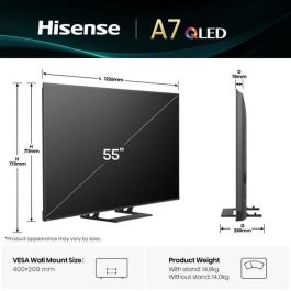 TV intelligente Hisense 55A7Q 4K Ultra HD 55" LED HDR D-LED