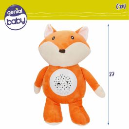 Peluche Projecteur LED Colorbaby Tissu Peluche Plastique 25 x 27 x 13 cm (4 Unités)