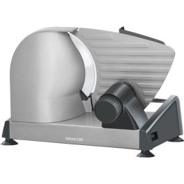 SENCOR Trancheuse électrique SFS 4050SS - 150 W - Disque inox 190 mm - Épaisseur réglable 1 à 15 mm - Argent