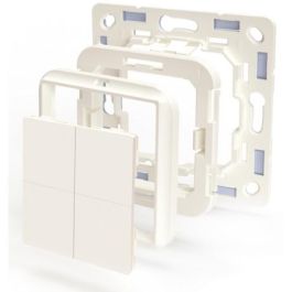 Shelly Plug & Play "BLU Wall" Switch 4 Adapter Busch-Jaeger Weiß