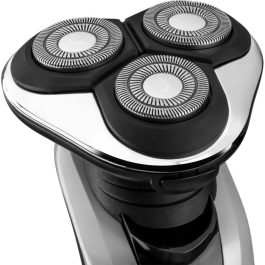 Sencor SMS 5011SL - Rasoir électrique rechargeable - 3 têtes pivotantes 4D - Rasage doux et précis - Résistant à l'eau - Batterie Li-Ion