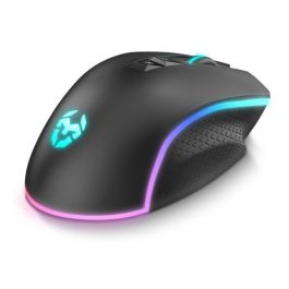 Souris Gaming avec LED Krom NXKROMKEOS Noir 6400 dpi