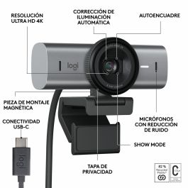 Webcam Logitech 960-001559 4K Ultra HD