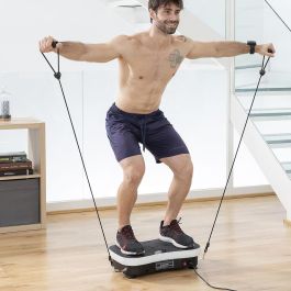 Pack Ceinture avec bandes de résistance pour les fessiers et guide d'exercices et Plate-forme d'Entraînement par Vibrations avec