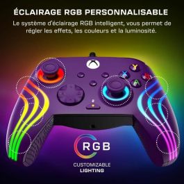 Turtle Beach Gamepad Afterglow Wave pour Xbox Series X|S, Xbox One & PC - RGB - Filaire - Violet TUR0840454400083