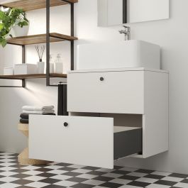 Emuca Tiroir extérieur Simplex 25kg hauteur 159mm, profondeur 490mm, acier, Gris antracite