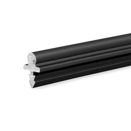 HERRAJES ALK Profil Guarda-Maleta Aluminium 3m Argent Mat Noir Mat