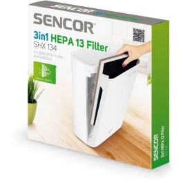 Sencor SHX 134 Filtre HEPA 13 pour purificateur d'air SHA 8400WH - 3 en 1 avec préfiltre, charbon actif et filtre haute efficacité 99.95% Precio: 41.544. SKU: B1H75HP9P3