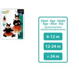 Déguisement Bébé Fille Papillon Orange avec Ailes, Taille 12-24 Mois, en Polyester