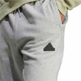 Pantalon de sport long Adidas Brand Love French Terry Gris Homme