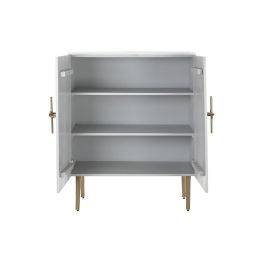 Armoire DKD Home Decor Blanc Doré Fer Bois de manguier 85 x 45 x 110 cm BAR