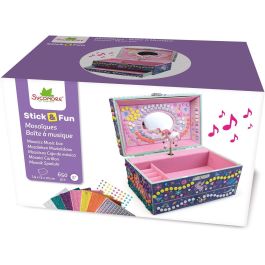 3D Mosaiques - SYCOMORE - Stick'N Fun - Boîte a musique Licorne - Des 5 ans