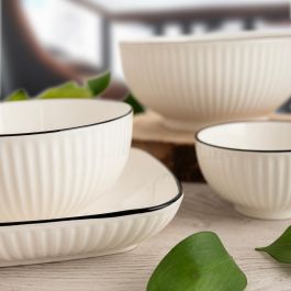 Bandeja Porcelana Gastro Black Quid 19,5x3,6 cm (6 Unidades)