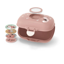Monbento Boîte à Goûter Hermétique MB Gram Fox Snack Box Compacte 600 ml Sans BPA Personnalisable