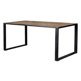 GINER Y COLOMER Table de Salle à Manger en Bois de Mango et Métal, 180x90x76 cm, 8 Places, Plateau Bois Massif, Patines Noires, à Assembler Precio: 911.988. SKU: B1JFV54TYK