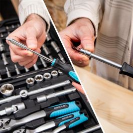 Boîte à outils Cecotec KRK 6200 Acier Plastique Acier au chrome vanadium 216 Pièces